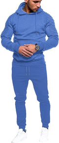 Men's 2 Piece Tracksuit Hoodie Sweatsuit Set - Lightweight Comfort
