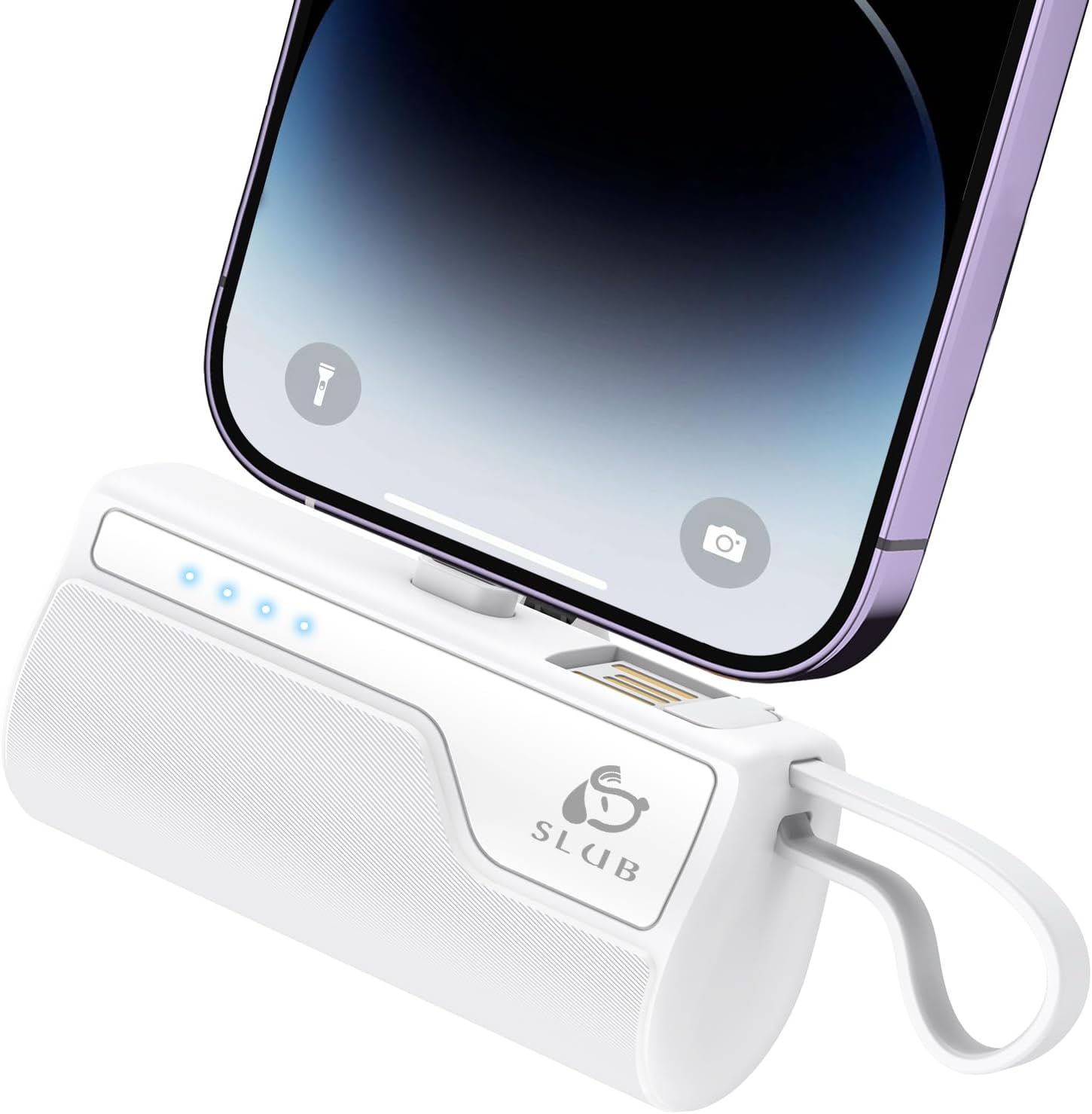 5000mAh Mini iPhone Power Bank - Stay Charged Anywhere!