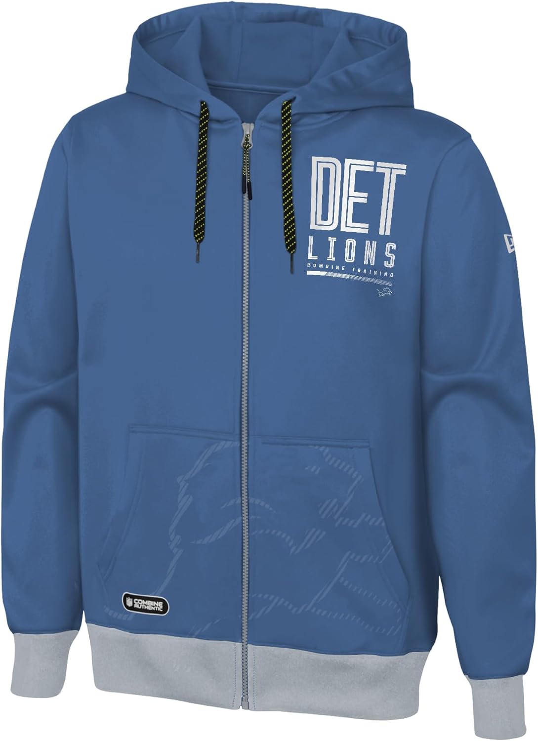 NFL Men's Drop Back Team Colors Full Zip Performance Hoodie