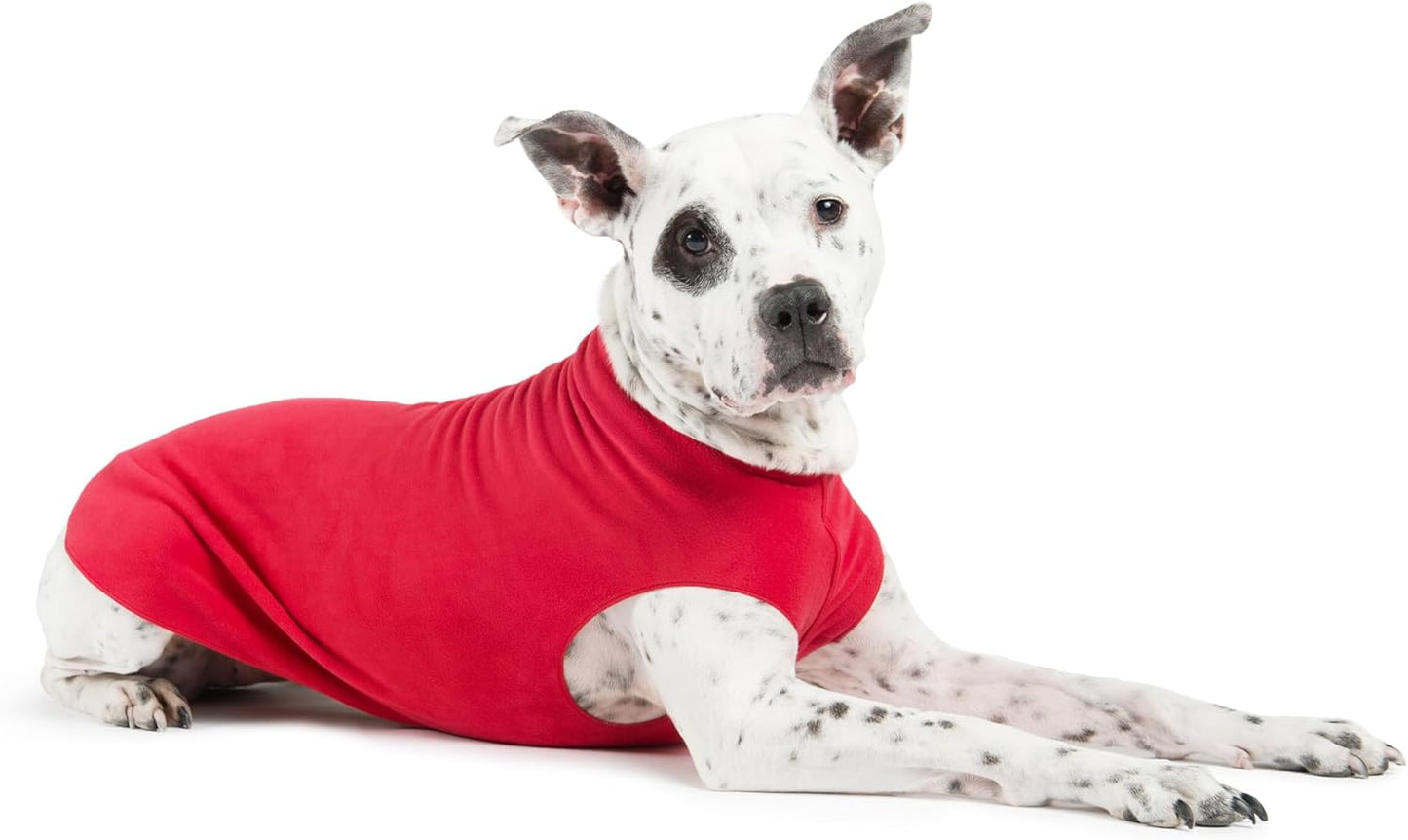 Stretch Fleece Dog Coat for Winter and Fall - Warm and Cozy