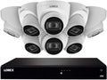 Lorex 16-Channel 4K NVR System with Eight 4K IP Dome Cameras - Color