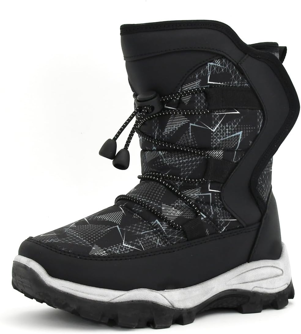 Boys Girls Little Kids Winter Snow Boots for All Weather Fun