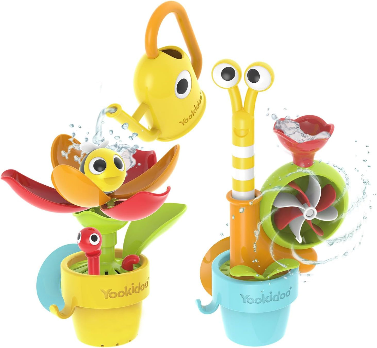 Yookidoo Garden Adventure Bath Toy Set: Mold-Free Fun