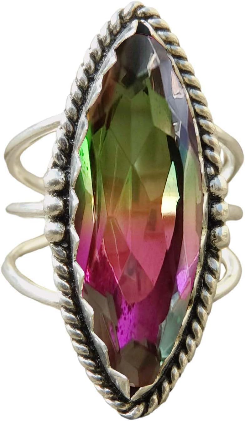 NKG Blue Copper Turquoise Ring for Women - Elegant Gemstone Jewelry