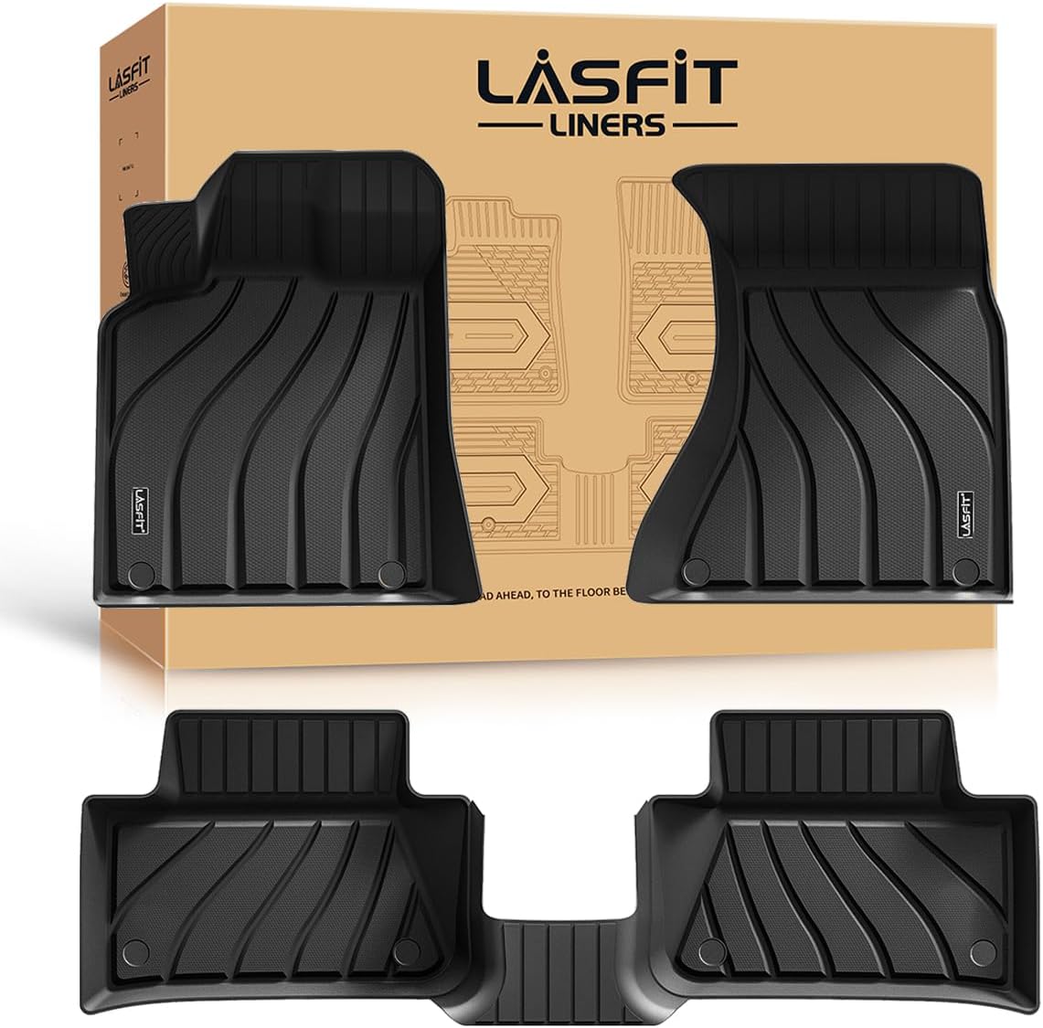 LASFIT Floor Mats for Porsche Macan 2014-2025 All Weather