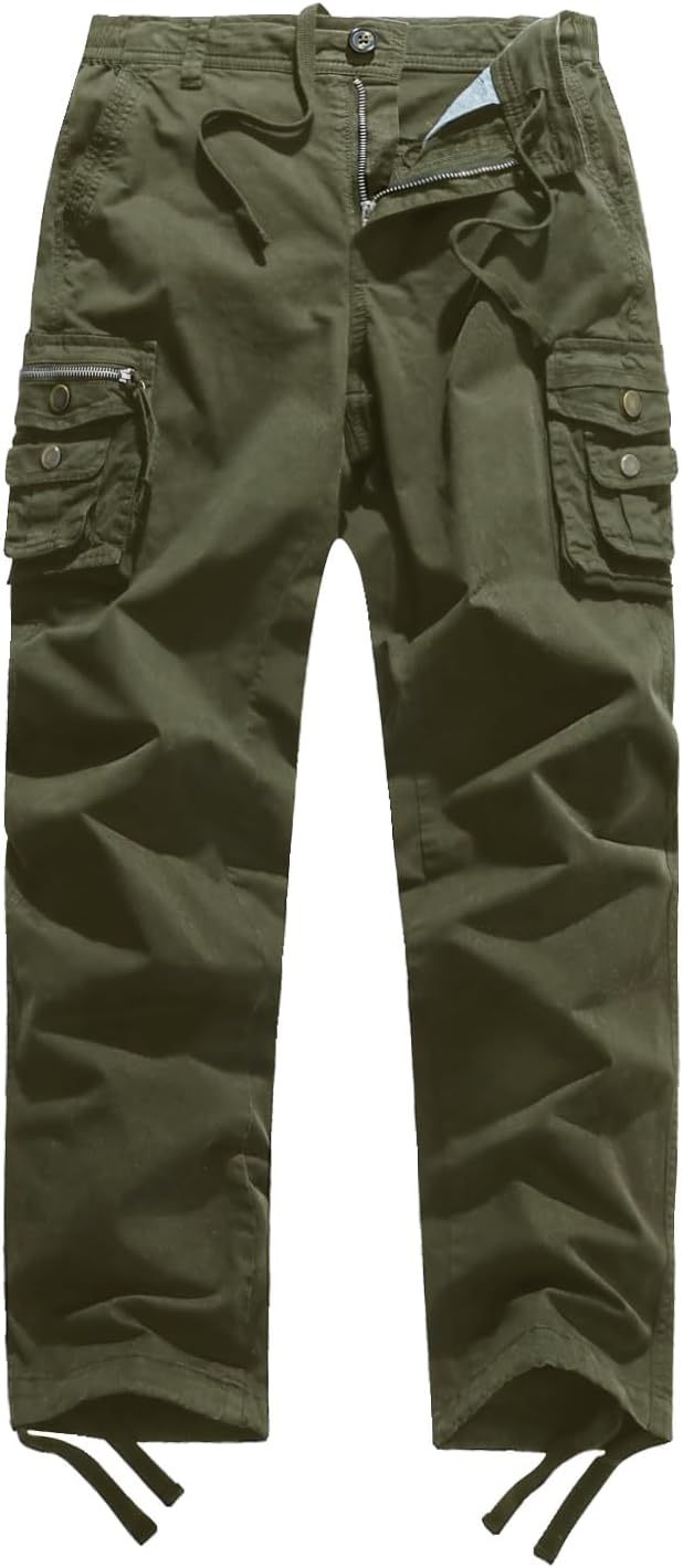 FOURSTEEDS Women Mid Rise Cargo Pants for Outdoor Activities