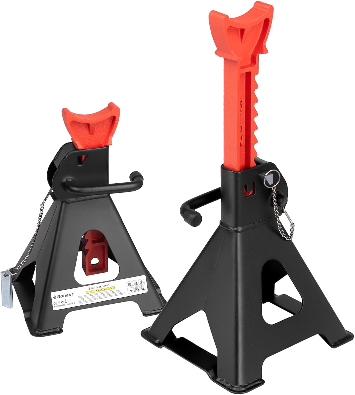 Donext Jack Stands 3 Ton Capacity Steel Double Locking Stands