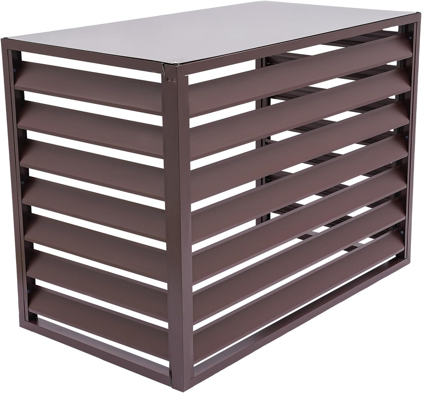 3-Panel Privacy Fence for Outdoor Equipment