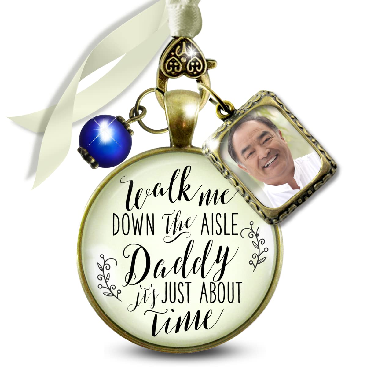 Memorial Wedding Bouquet Charm for Bride's Special Day Keepsake