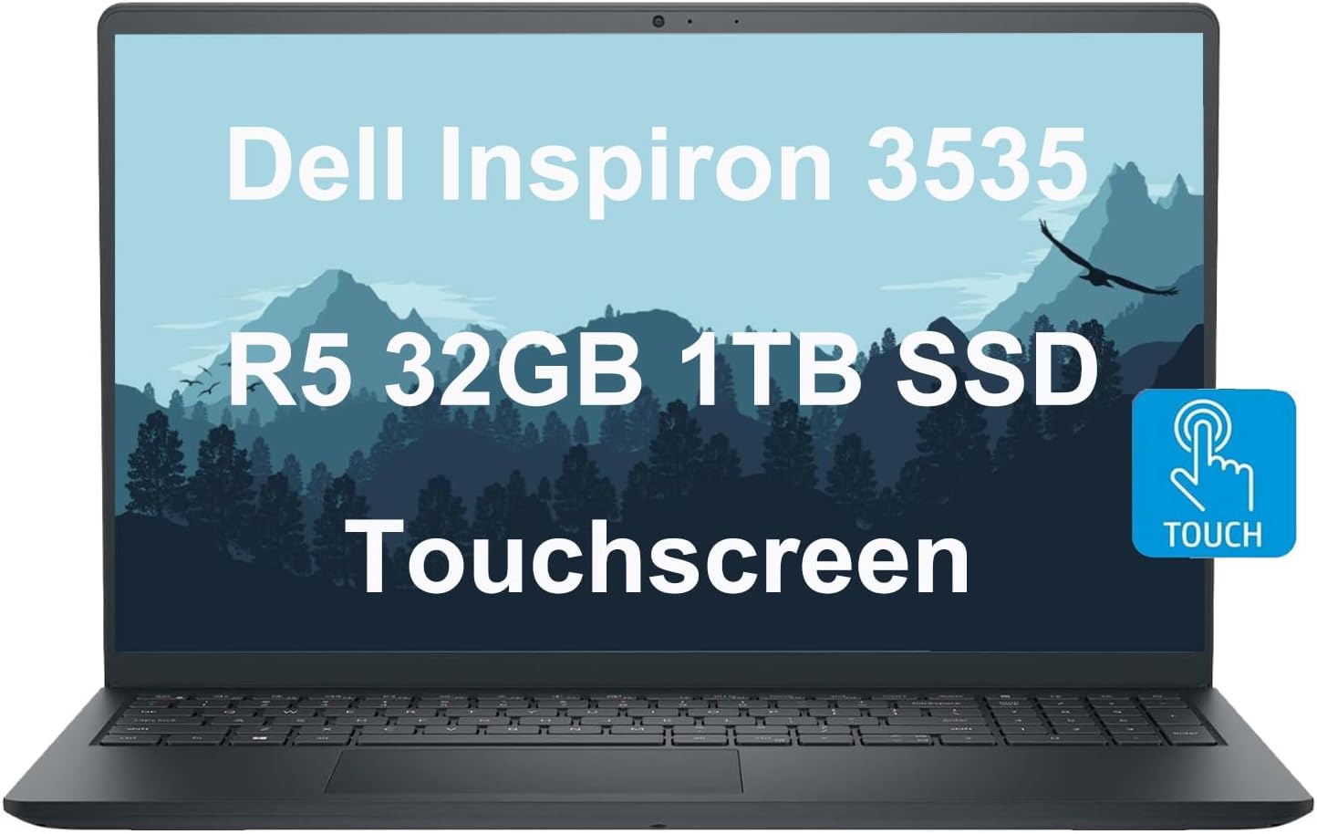 Dell Inspiron 15 Laptop with AMD Ryzen 5 and 32GB RAM