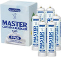 GreatWhip Whipped Cream Chargers 640g 6 Cylinders - Extra Capacity