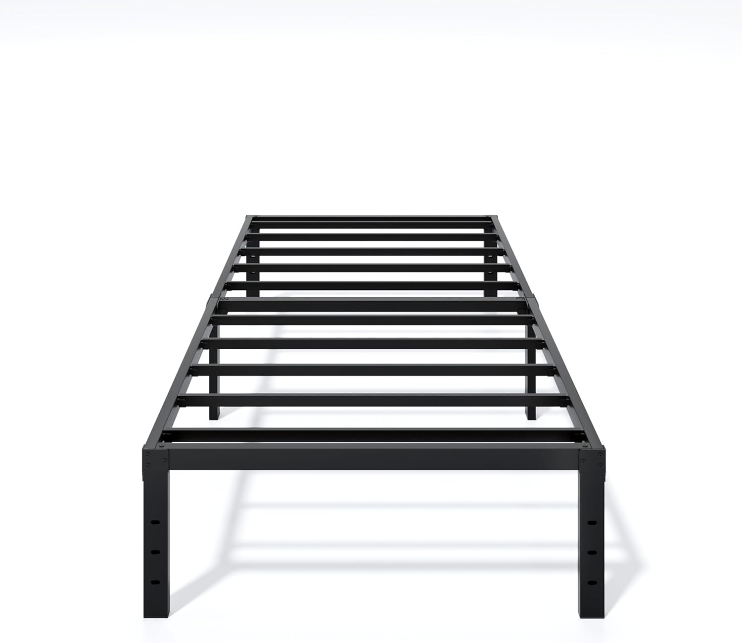 Metal Bed Frame Twin Size - Heavy-Duty Platform Bed Frame