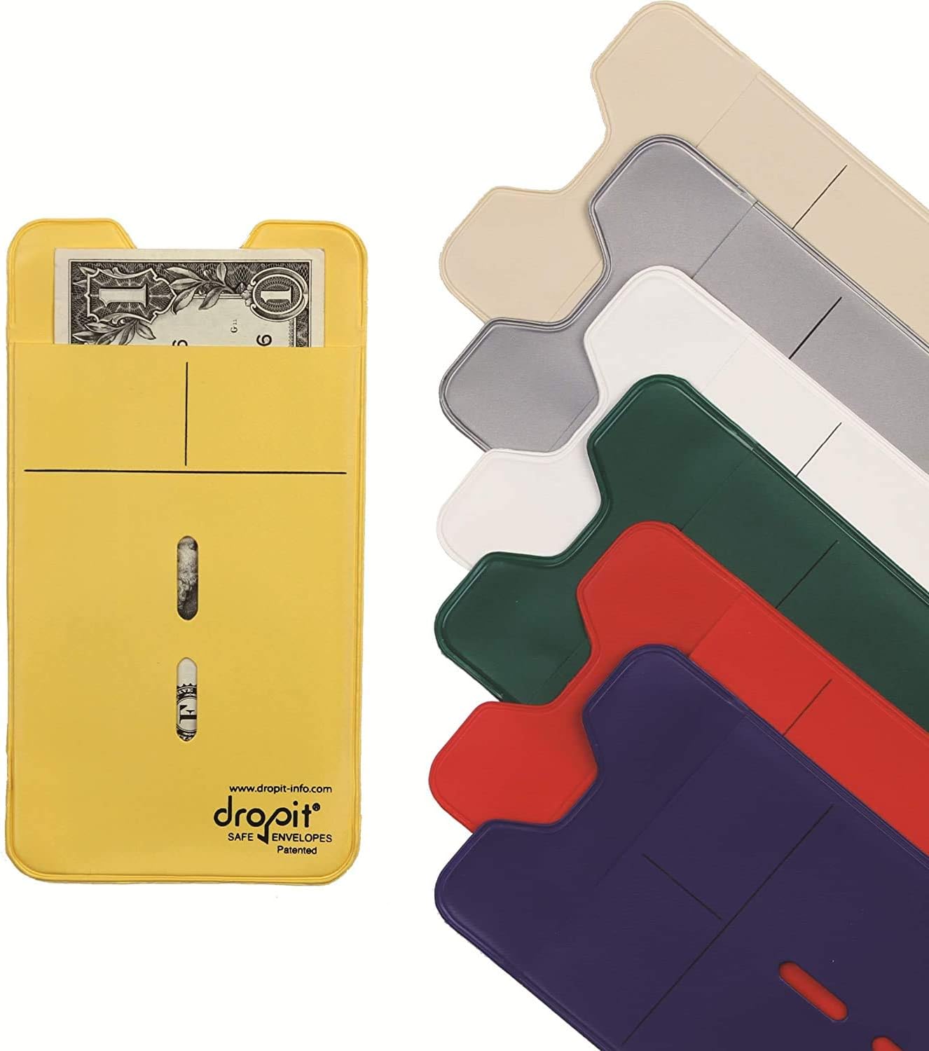 100 Combo Reusable Dropit Safe Envelopes for Currency Storage