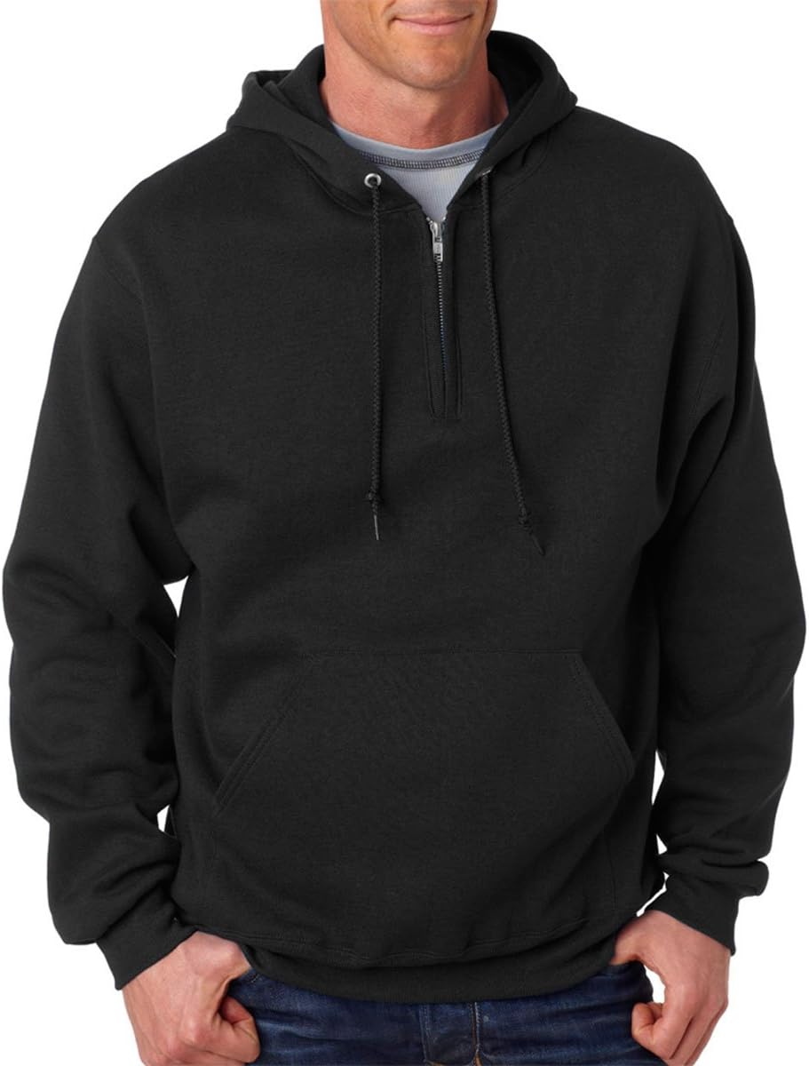 Jerzees 8 oz. Quarter-Zip Hoodie - Cozy Blend!