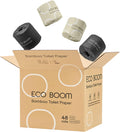 ECO BOOM Toilet Paper 100% Bamboo 3-Ply - Sustainable Mega Pack