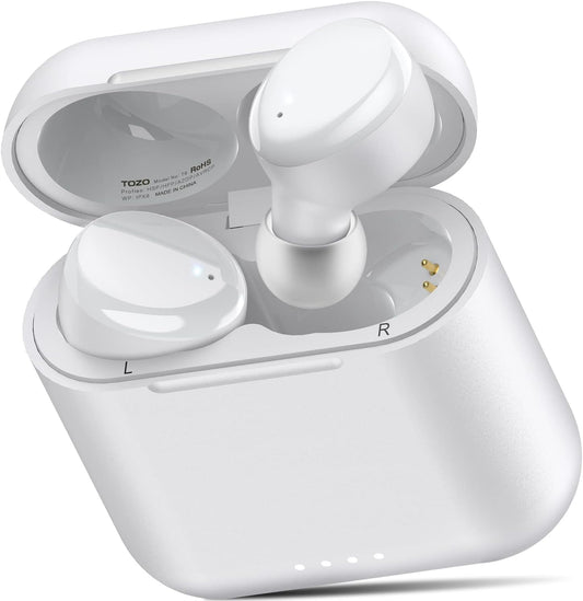 TOZO T6 Wireless Earbuds - 50H Playtime, IPX8 Waterproof, Premium Bass