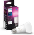 Philips Hue Smart 75W A19 LED Bulb - White & Color Ambiance