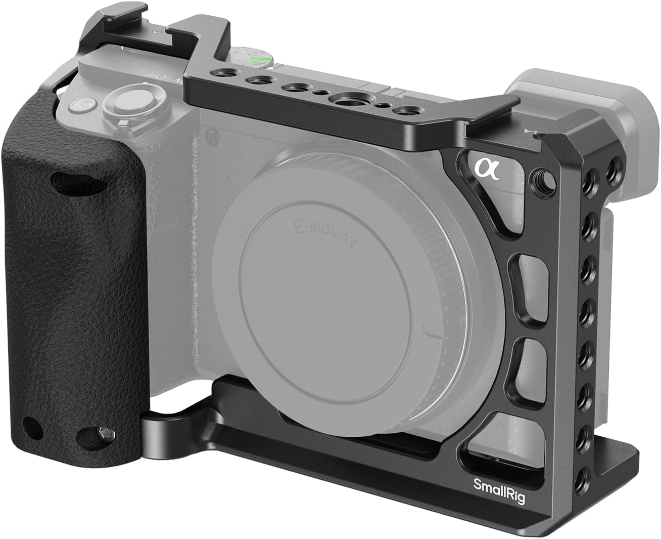 SmallRig Cage with Silicone Handgrip for Sony a6100 a6300 a6400