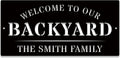 Personalized BBQ Grill Name Sign - Custom Metal Bar & Grill Sign