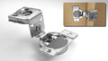 Berta 50-Pack 1 5/16 in Overlay Soft Closing Cabinet Hinges - 105