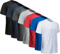 Workout Shirts for Men Short Sleeve Quick Dry Athletic T Shirt