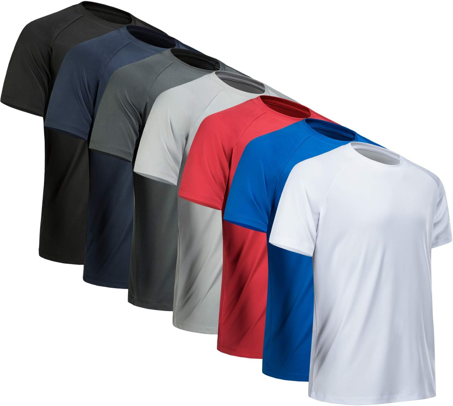 Workout Shirts for Men - Quick Dry Athletic Gym T Shirt