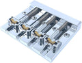 Hipshot KickAss High-mass Bass Bridge for 5-bolt Fender Chrome