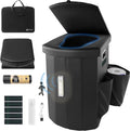 Upgrade Portable Toilet Camping for Adults - Taller Foldable Comfort