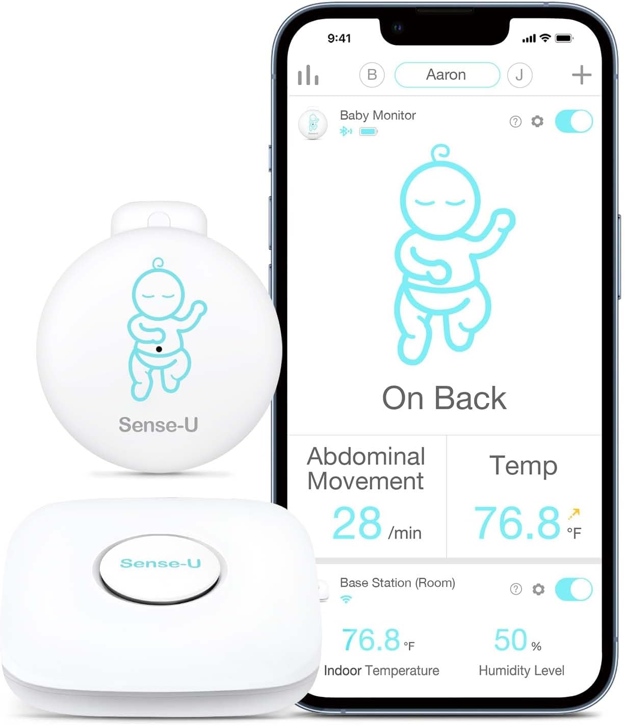 Sense-U Smart Baby Monitor - Real-time Alerts