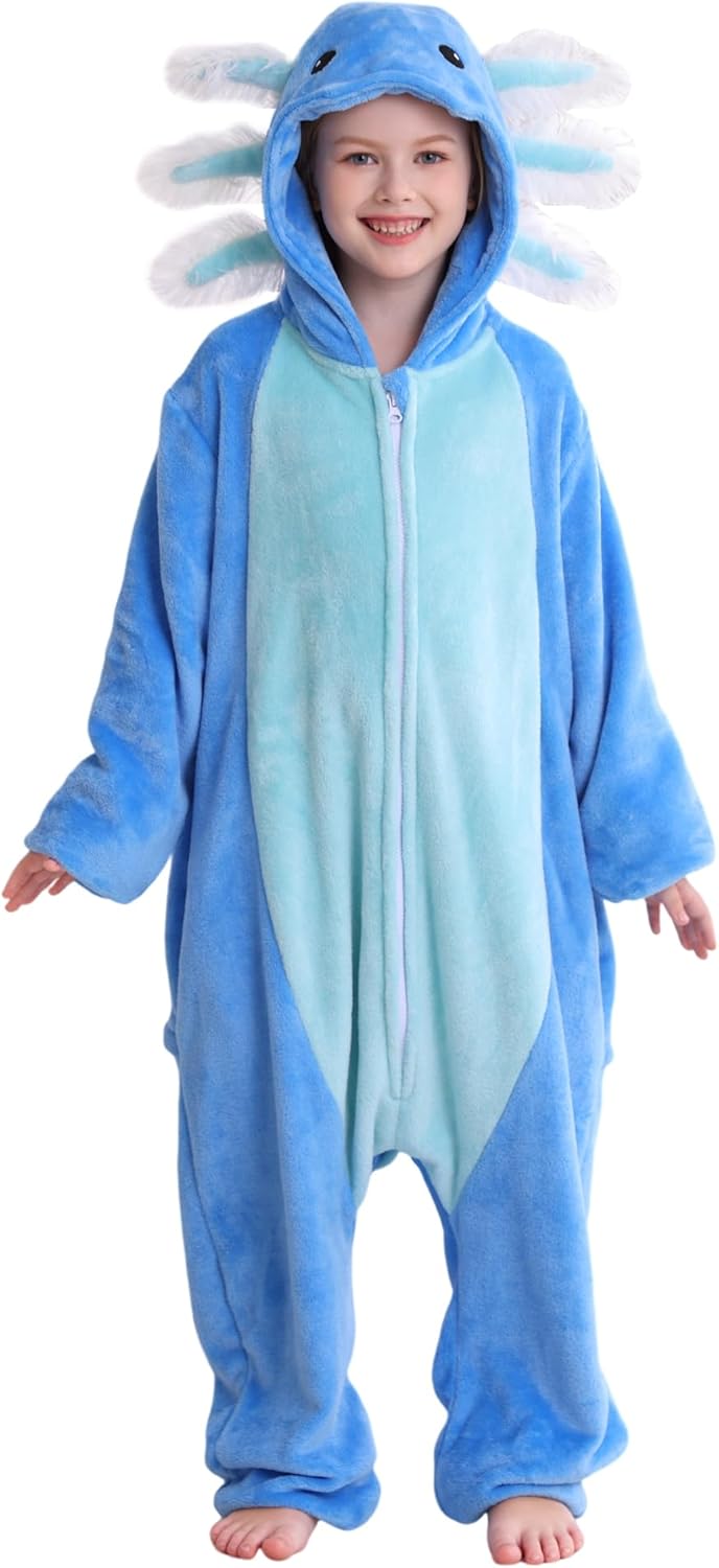 DELEY Onesie Costume for Kids - Fluffy Animal Pajamas