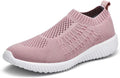 Lightweight Women's Walking Shoes Breathable Knit Slip On