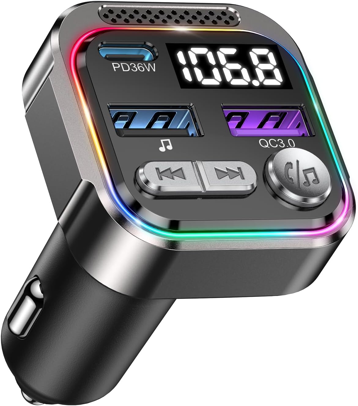Temracha Bluetooth 5.3 Car Adapter: Hi-Fi Sound, Hands-Free calling!
