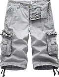 Men's Casual Loose Fit Multi-Pockets Military Cargo