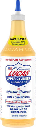 LUCAS Oil 10003-PK12 Fuel Treatment - Improves MPG and Engine