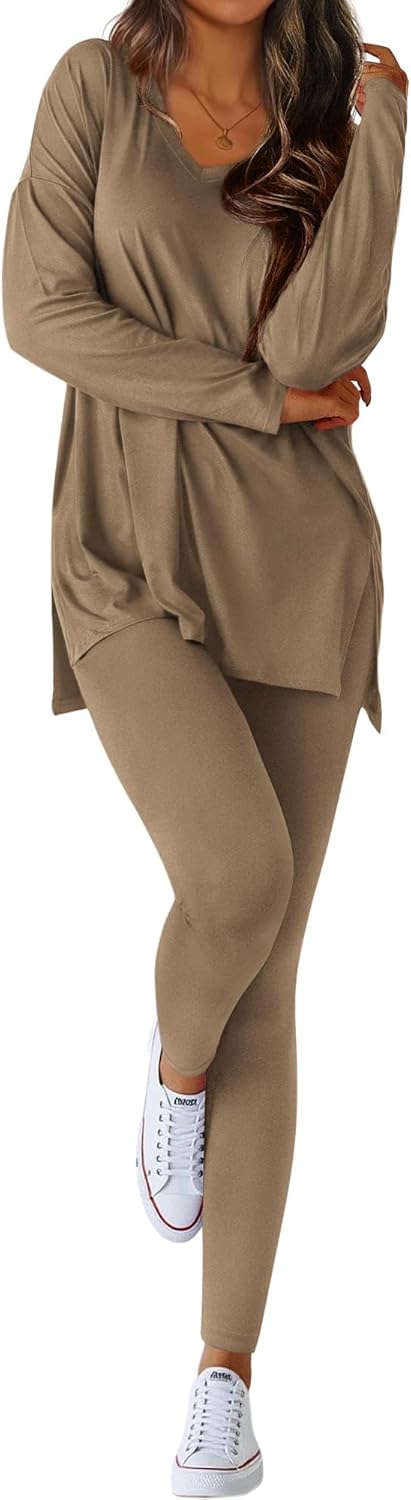 BTFBM Two Piece Sets for Women - Comfy Lounge and Travel Wear