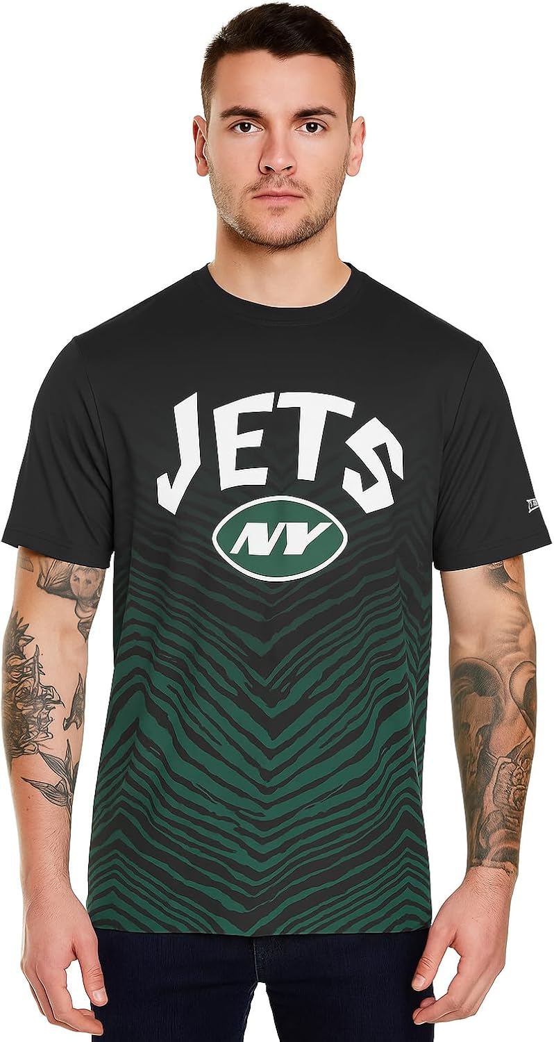 Zubaz NFL Teams Men's Short Sleeve Graphic T-Shirt for Fans