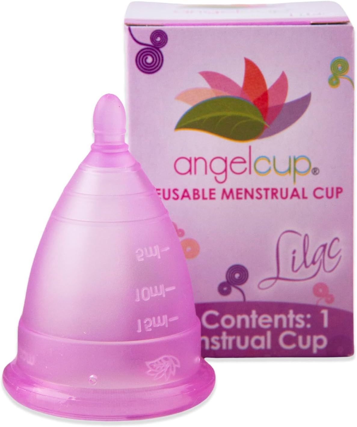 Comfortable & Leak-Free: Angelcup Menstrual Cup - Lilac, Large