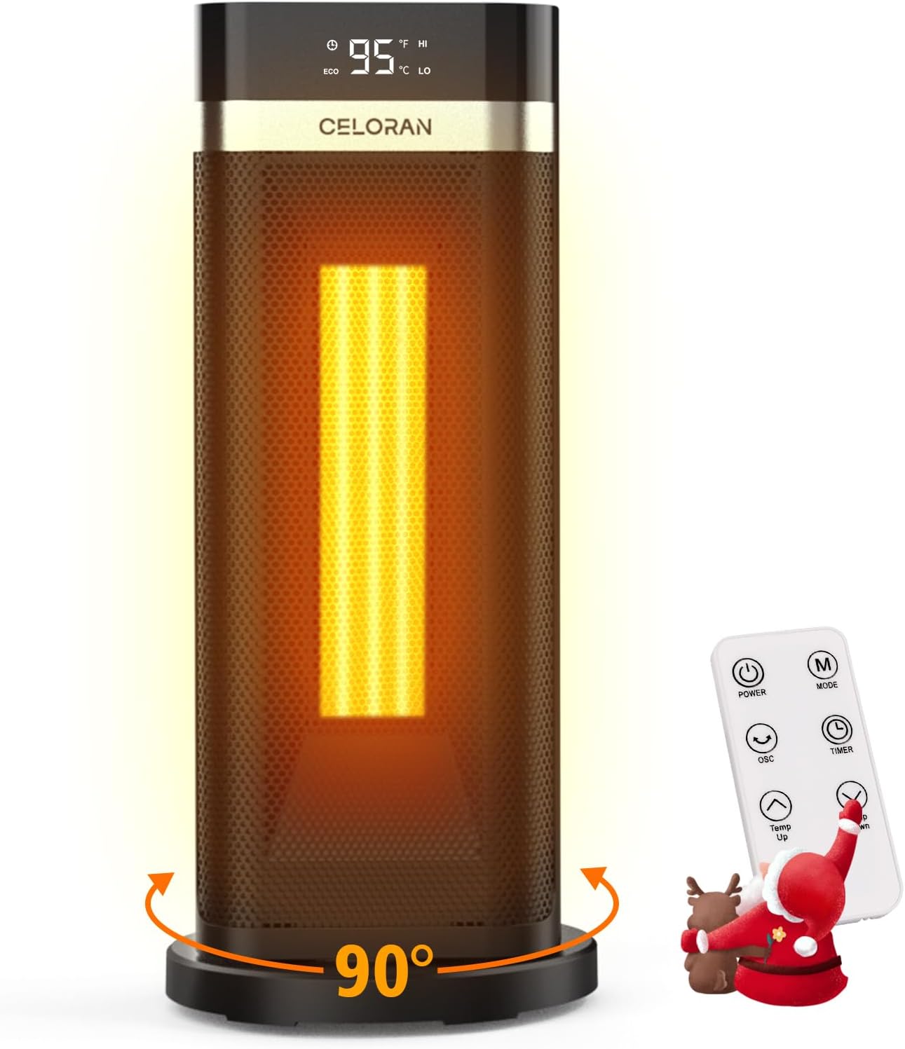 Portable 1500W Fast Heating Electric Heater by Celoran ~ 35 max characters