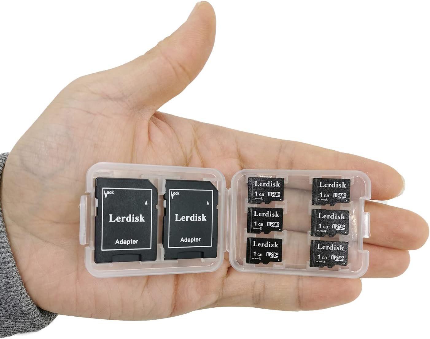 Boost Storage: 6-Pack 1GB MicroSD Cards with Adapters by Lerdisk