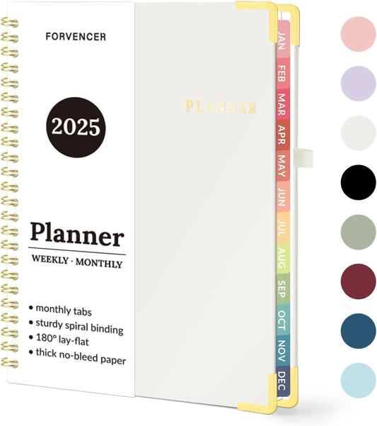 2025 Cute Weekly & Monthly Planner A5