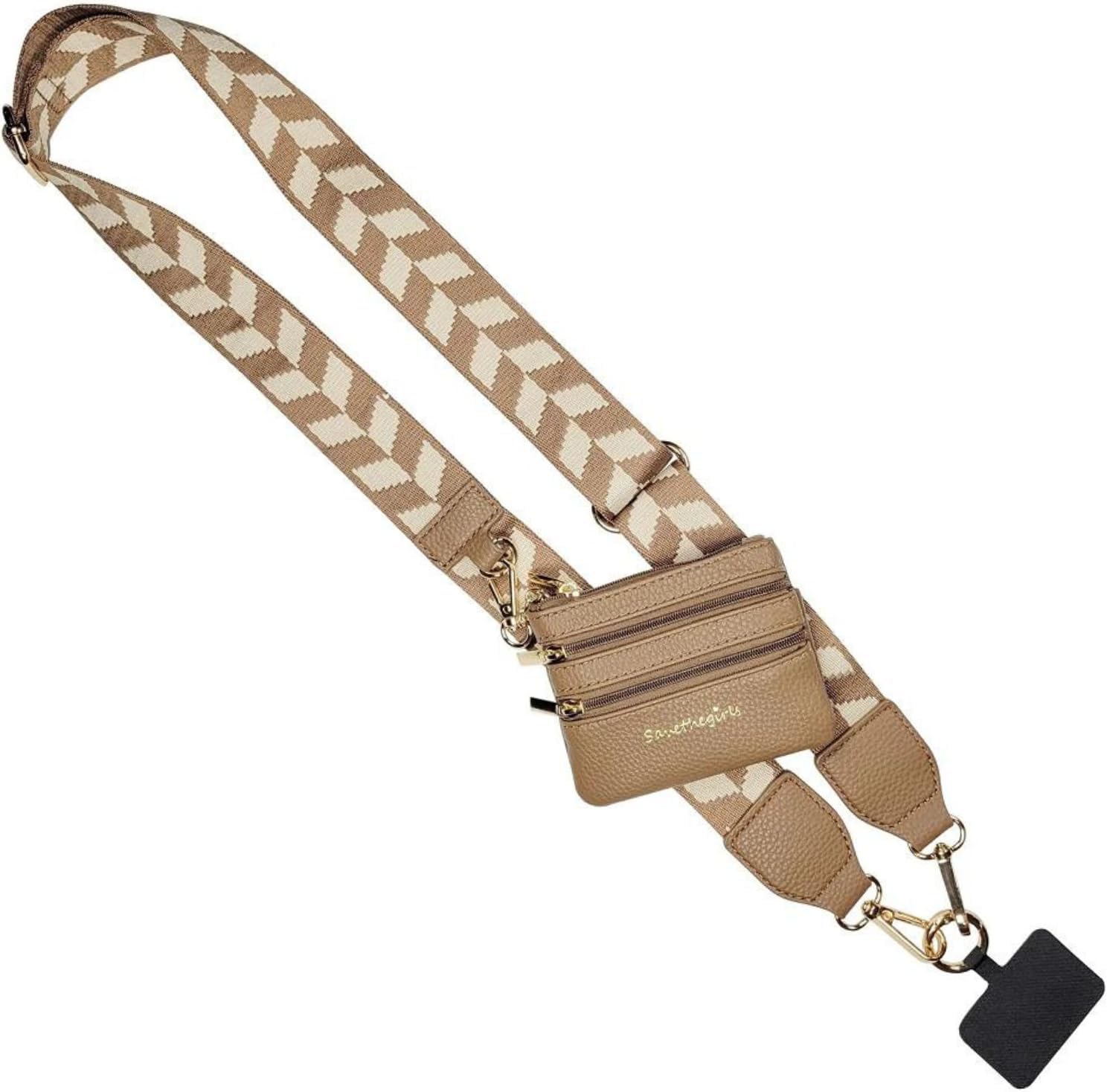 Original Clip and Go Phone Strap with Zipper Wallet Pouch