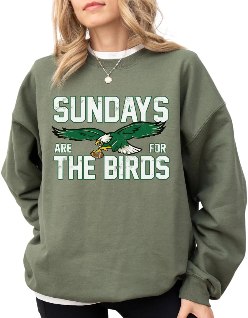 Sundays Are for the Birds Sweatshirt for Game Day Fans