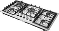 5 Burners Built in Gas Stovetop Cooker - Powerful Five-Burner Cooktop