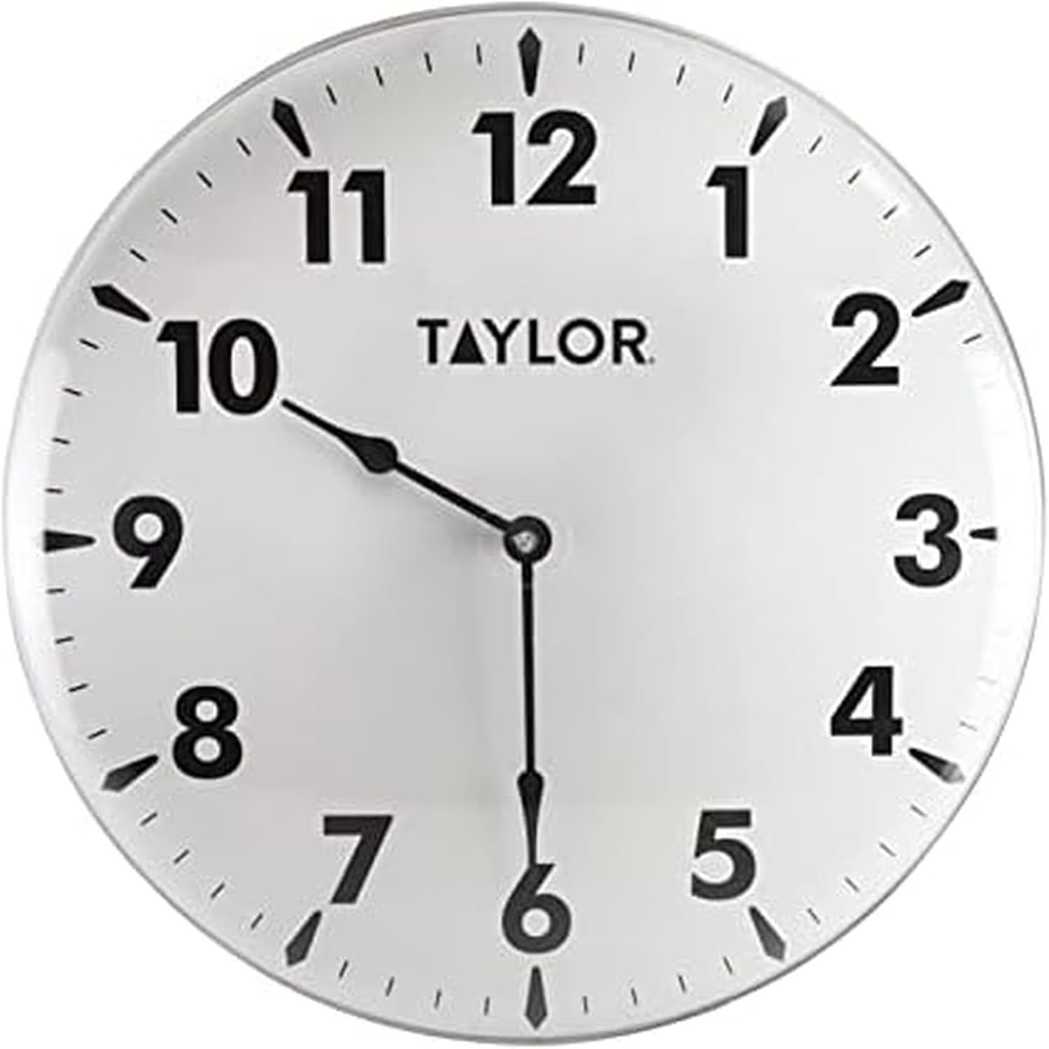 Taylor Indoor Outdoor Metal Wall Clock with Wireless Thermometer