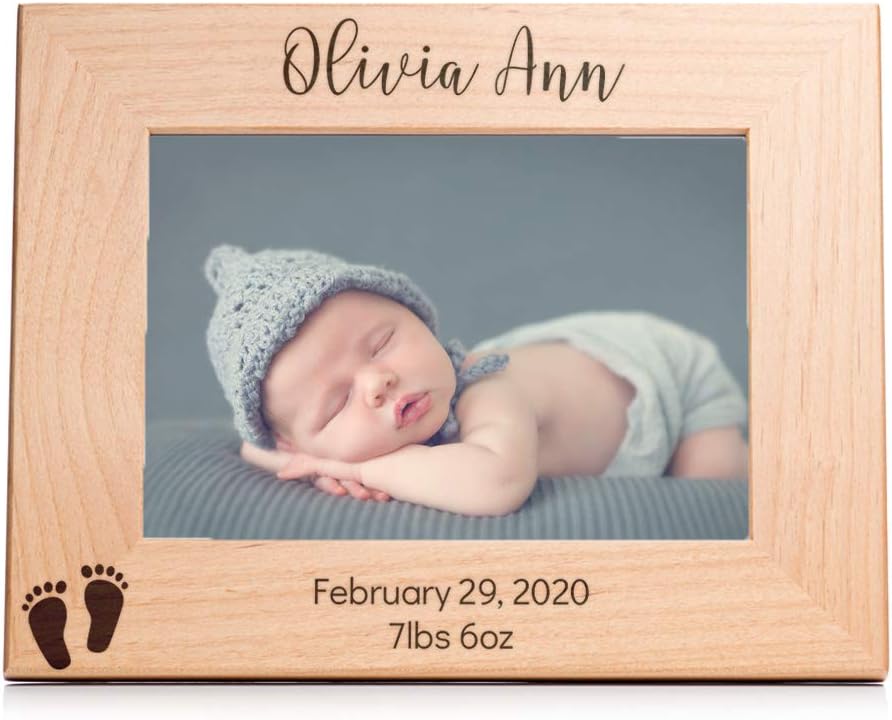 Personalized New Baby Picture Frame for Lasting Memories