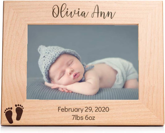 Personalized New Baby Picture Frame for Lasting Memories
