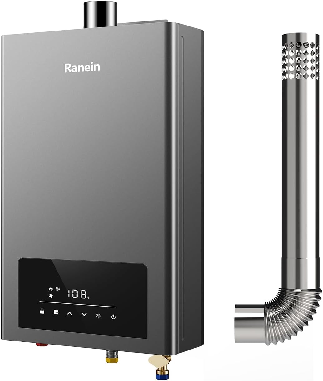 Ranein Propane Gas Tankless Water Heater for Instant Hot Water