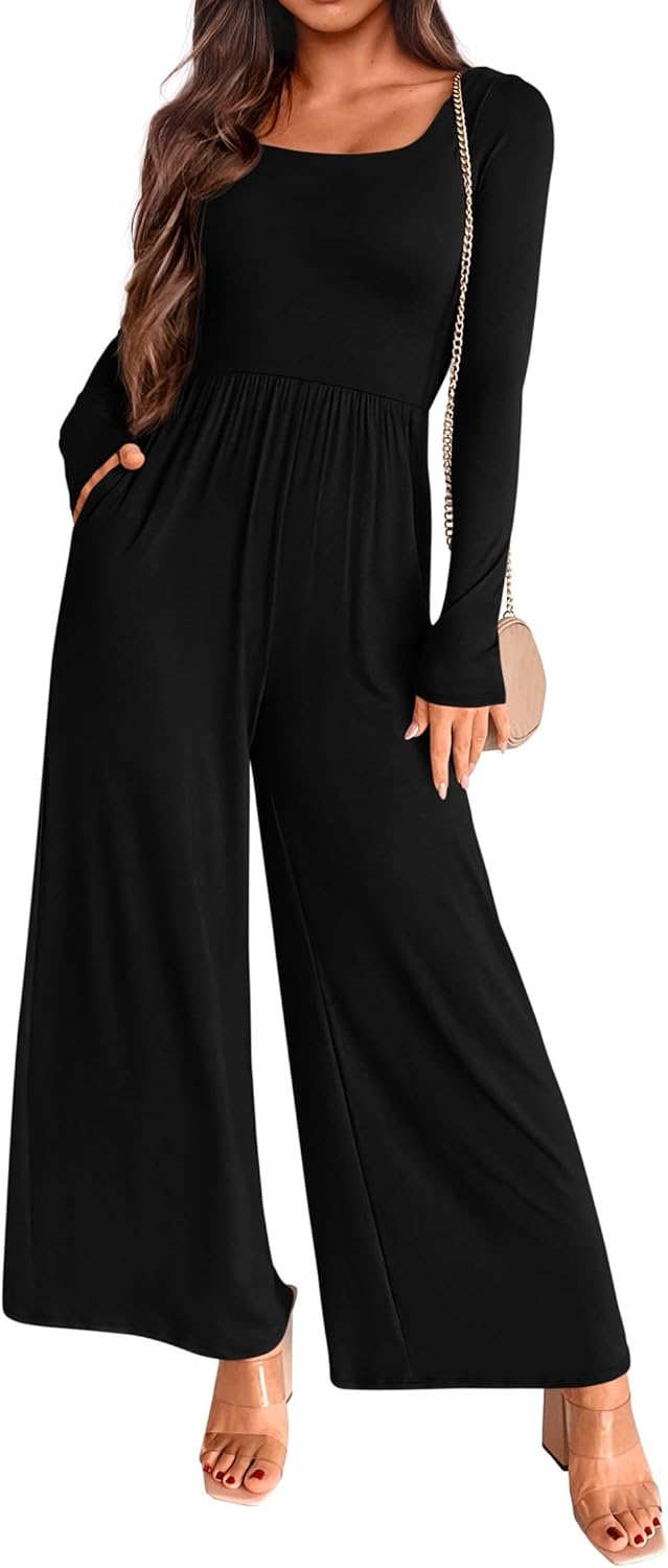 KIRUNDO Long Sleeve Jumpsuit for Women - Stylish and Versatile
