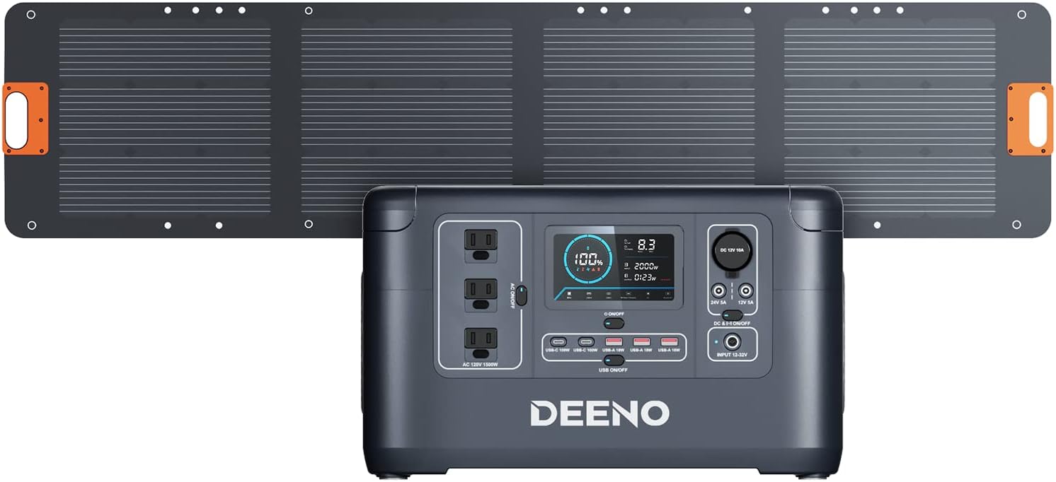 DEENO S1500: Reliable 1036Wh Power Station