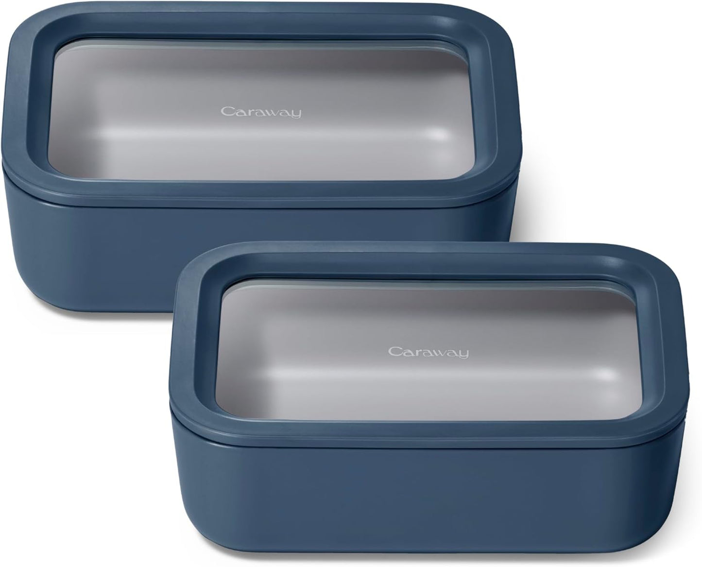 Caraway 2pc Glass Food Storage Set - Non Toxic & Stylish